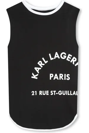Karl Lagerfeld Vestido con logo estampado