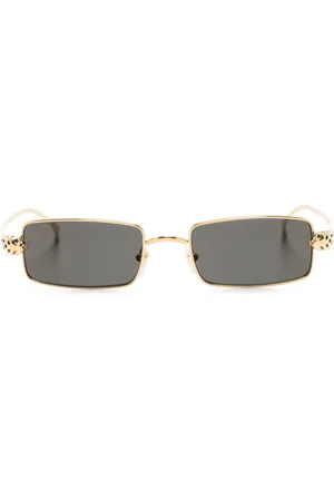 Cartier Lentes de sol Panthère con armazón cuadrada