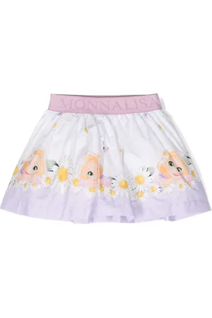 MONNALISA Falda con logo en la pretina
