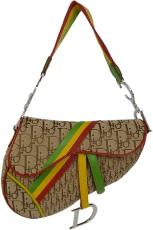 Dior Bolsa Rasta Trotter Saddle 2004 pre-owned
