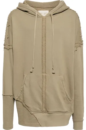 GREG LAUREN Hoodie con efecto envejecido