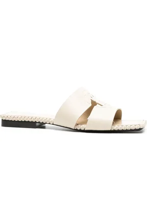 Roberto Cavalli Flip flops con logo en relieve