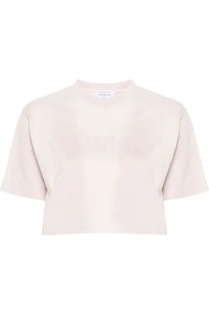 OFF-WHITE Playera con logo de goma