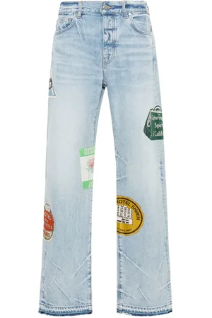AMIRI Jeans rectos Travel Patch