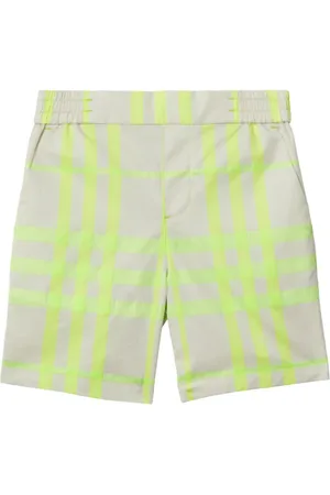 Burberry Shorts con cuadros estampados