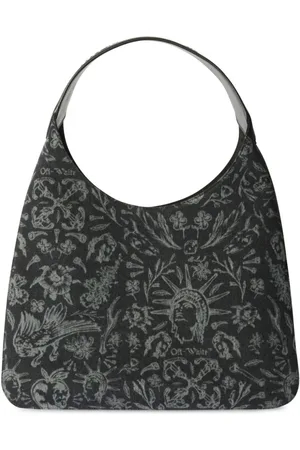 OFF-WHITE Bolsa hobo con motivo de tatuaje
