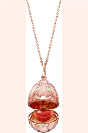 Faberge Collar Heritage en oro rosa de 18kt con diamantes