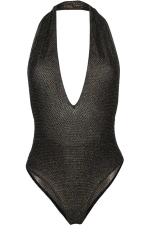 Palm Angels Traje de baño con cuello en V
