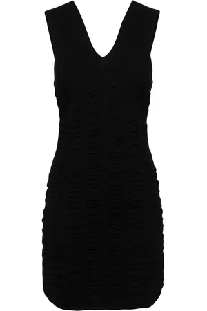 Twin-Set Vestido corto fruncido sin mangas