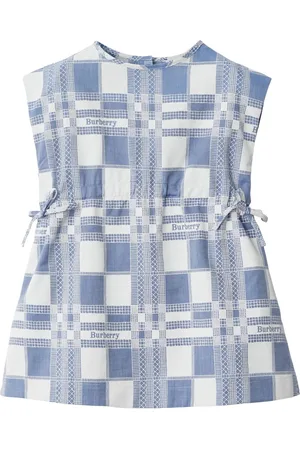 Burberry Vestido con cuadros estampados
