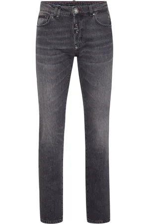 Philipp Plein Jeans rectos con parche del logo