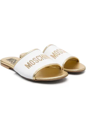 Moschino Sandalias con logo y detalles