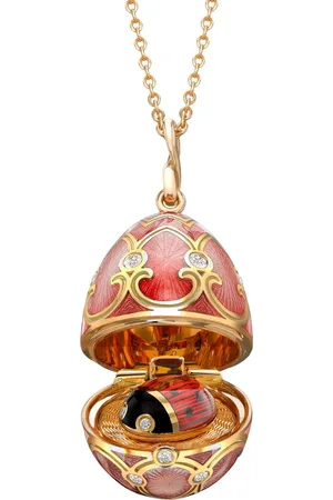 Faberge Collar Heritage Ladybird Surprise en oro amarillo de 18kt con diamantes