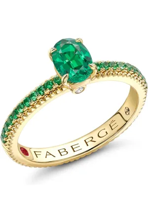 Faberge Anillo Colors of Love en oro amarillo de 18kt con gemas