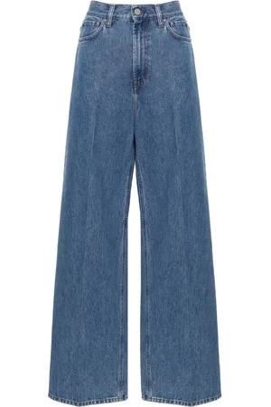 Totême Jeans anchos con tiro alto