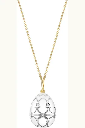 Faberge Collar Heritage Seal Pup Surprise en oro amarillo y de 18kt con diamante