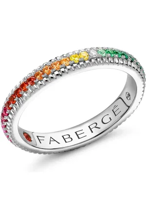 Faberge Anillo Colour Of Love en oro blanco de 18kt con gemas