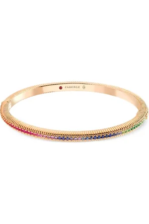 Faberge Pulsera Color Of Love en oro amarillo de 18kt con gemas