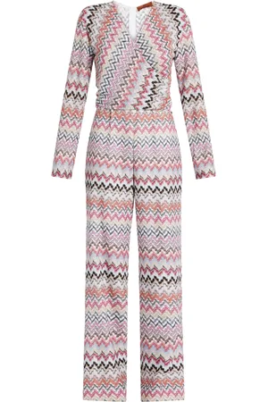 Missoni Jumpsuit con motivo en zigzag