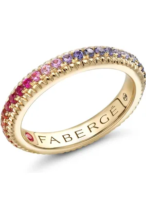 Faberge Anillo Colors of Love Rainbow en oro amarillo de 18kt