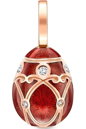 Faberge Dije Heritage Egg en oro rosa de 18kt con diamante