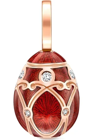 Faberge Dije Heritage Egg en oro rosa de 18kt con diamante