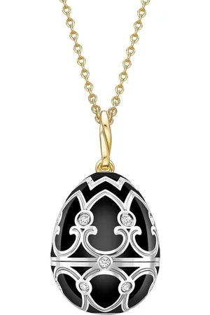 Faberge Collar Heritage Penguin Surprise en oro de 18kt con diamante