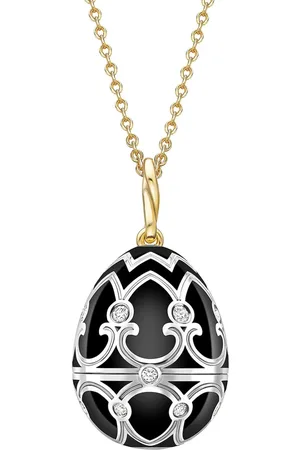 Faberge Collar Heritage Penguin Surprise en oro de 18kt con diamante
