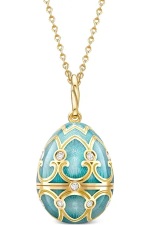 Faberge Collar Heritage Hen Surprise en oro amarillo de 18kt con diamante