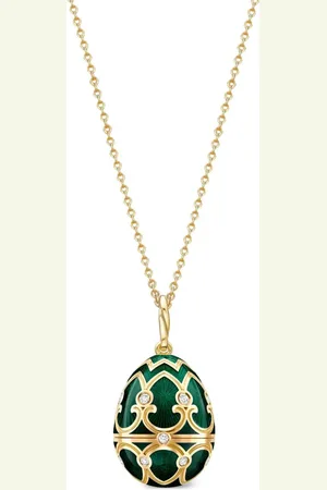 Faberge Collar Heritage Panda Surprise en oro amarillo de 18kt con diamantes