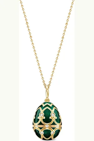 Faberge Collar Heritage Panda Surprise en oro amarillo de 18kt con diamantes