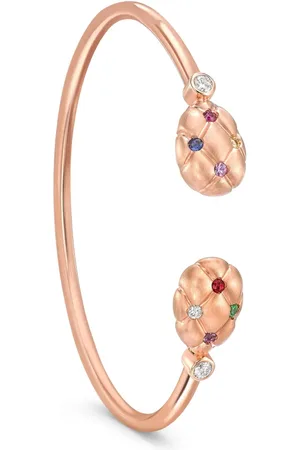 Faberge Brazalete Treillage en oro rosa de 18kt con gemas