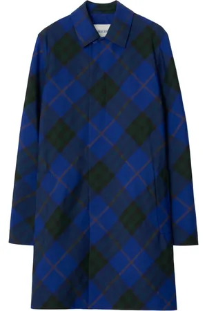 Burberry Abrigo con motivo de cuadros