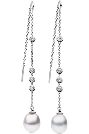 Autore Aretes Portia con detalles de cristal y perlas