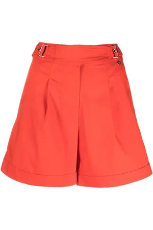 Liu Jo Shorts con tiro alto y cinturón