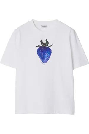 Burberry Playera con fresas estampadas