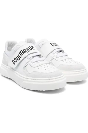 Dsquared2 Tenis con cierre autoadherente y logo estampado