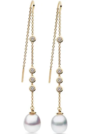 Autore Aretes Portia con detalles de cristal y perlas