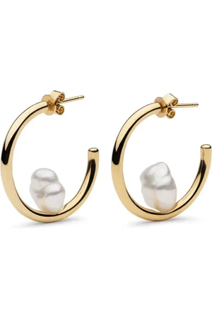 Autore Arracadas Camille en oro amarillo de 9kt con perla