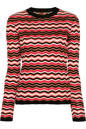 Missoni Suéter entretejido en zigzag con cuello redondo