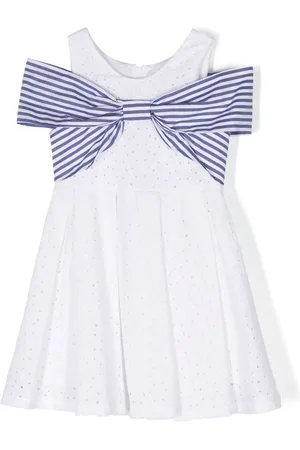 Lapin House Vestido con detalles de moño