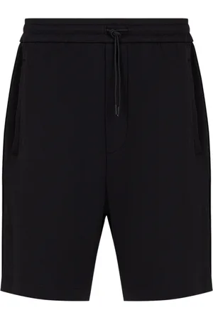 Emporio Armani Shorts deportivos con franjas del logo