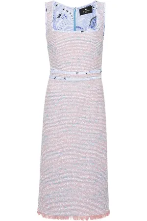 Etro Vestido midi con flecos