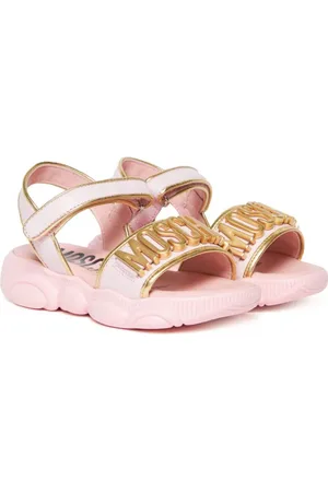 Moschino Sandalias con aplique del logo