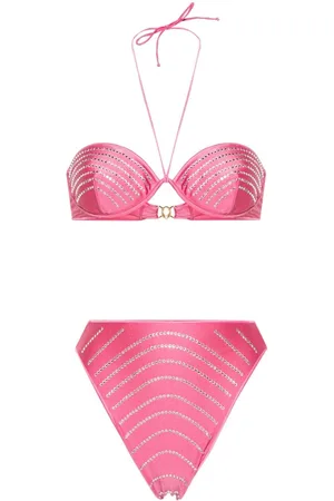 Oseree Bikini estilo balconette con cristales