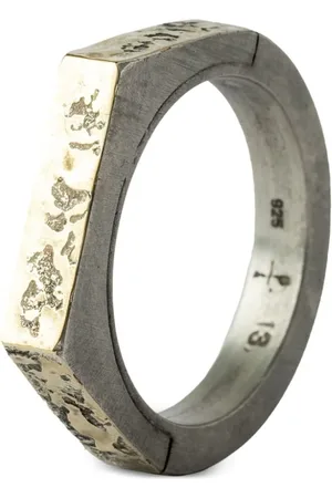 PARTS OF FOUR Anillo Sistema bañado en oro