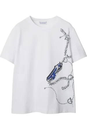 Burberry Playera con estampado Knight