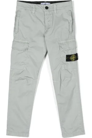 Stone Island Pants cargo con motivo de brújula