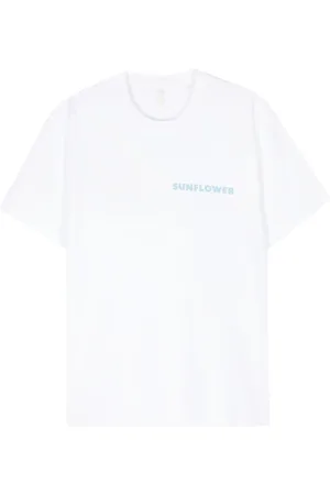 Sunflower Playera con logo estampado