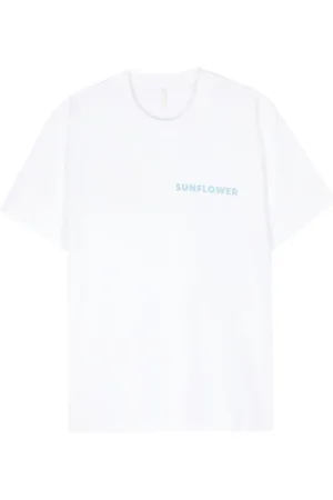 Sunflower Playera con logo estampado